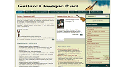 Desktop Screenshot of guitareclassique.net